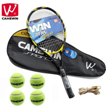 

CAMEWIN Tennis Racket tenis masculino | Set Includes Two Tennis Bags+Four Tennis Balls+2 PCS Tennis Racket+Four Rubber Band |