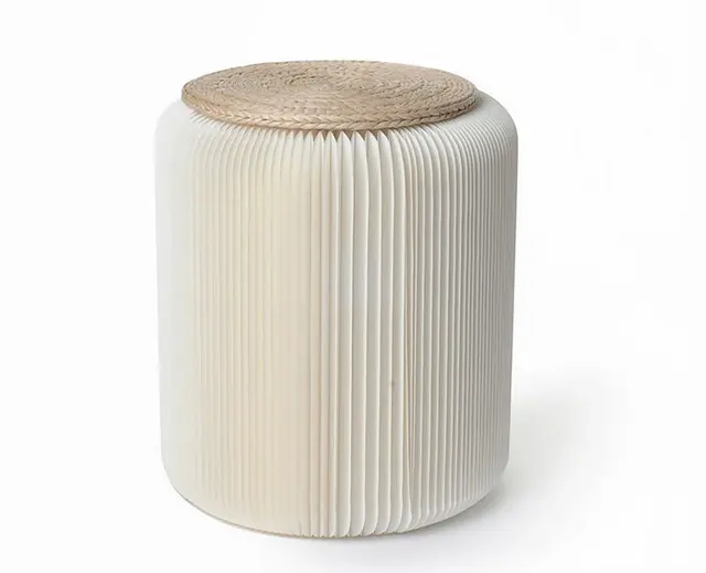 80CM accordion structure kraft paper stool  furniture Fable ...