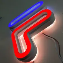 СВЕТОДИОДНЫЕ буквы наружная акриловая светодиодная подсветка буквы знак реклама бизнес-магазин фронтальная sinage