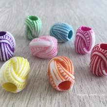 10 шт./лот, плетение крючком, коробка, косички, разноцветные бусины для волос, для дредлока, плетение волос, для наращивания, заколки для волос, подарок для ребенка