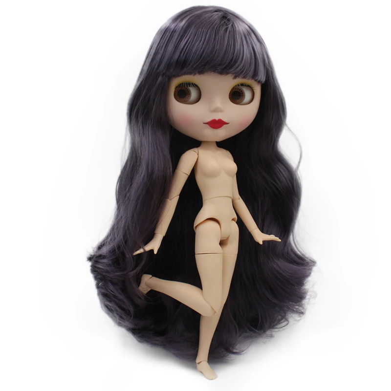 

Blyth Doll BJD,Neo Blyth Doll Nude Customized Matte Face Dolls Can Changed Makeup and Dress DIY,1/6 Ball Jointed Dolls NO47