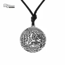 My shape drive Jeep внедорожник путешествия в лесу Подвески с автомобилем ожерелье для авантюриста мужчины и женщины ювелирные изделия