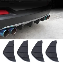 Splitter Bumper Spoiler Lip-Diffuser Auto-Accessories Shark Universal Rear Car 4pcs Fin-Style