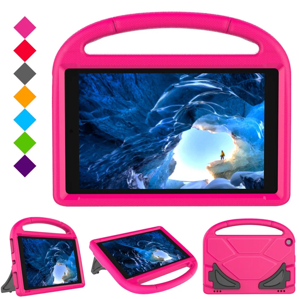 For Amazon Kindle Fire HD 10 2015 2017 Tablet case for kids 10 inch Safe EVA Handle Stand Cover Protector  1031#C
