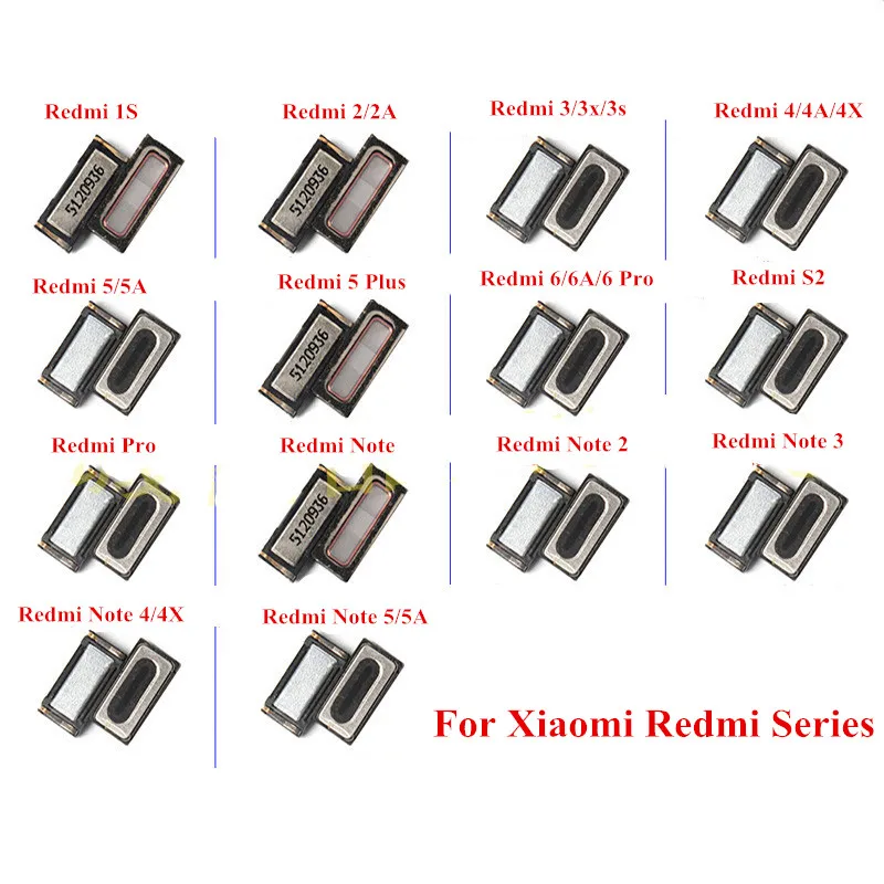 Новые наушники 2 шт./лот динамик для Xiaomi Redmi 1 1S 2A 3 3S 3X 4 4X 4A 5 Plus 5A 6 6A S2 Y2 Note Mi A2 Lite |