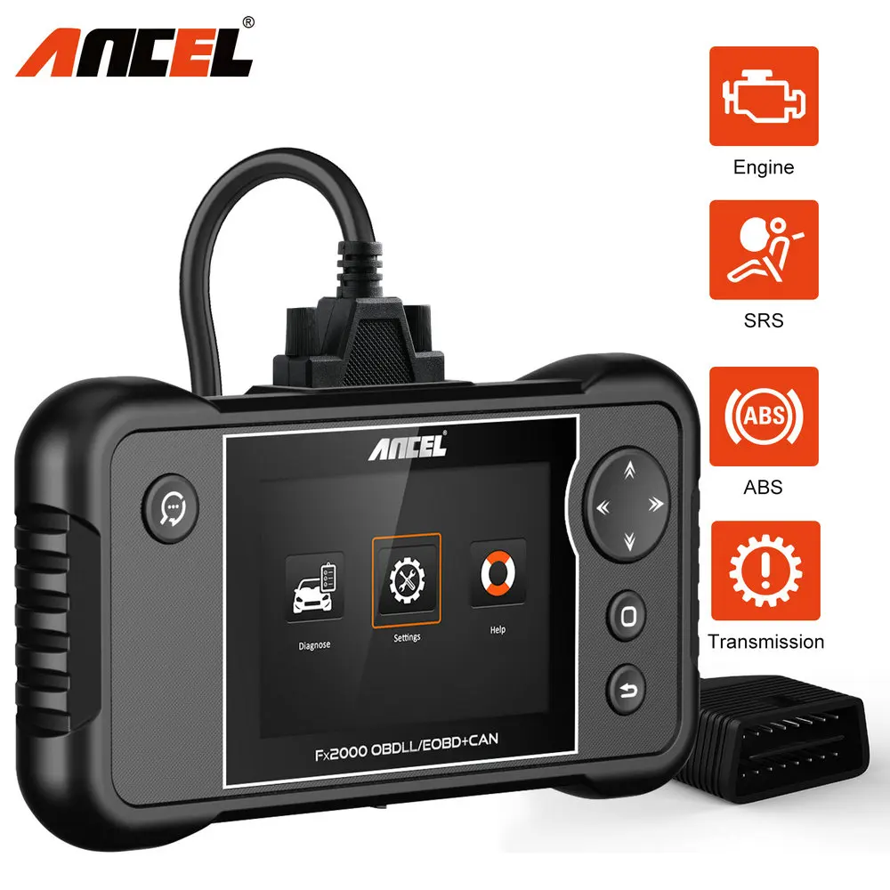 Ancel FX2000 OBD2 сканер автомобильный диагностический инструмент четыре системы