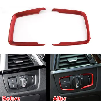 

Fit For BMW F30 3 Series 316i 320i 328i 2013 2014 2015 2016 Head Light Adjust Cover ABS Trim Decorative Car Styling Accessories