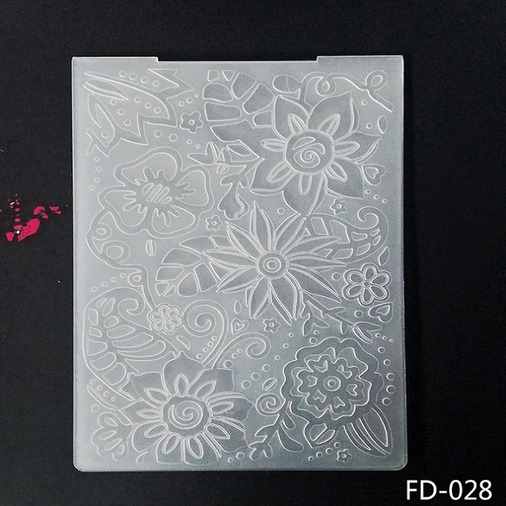Тисненая доска для скрапбукинга круговой дизайн DIY бумажные режущие штампы Скрапбукинг пластиковая папка для тиснения - Цвет: Embossing Folder