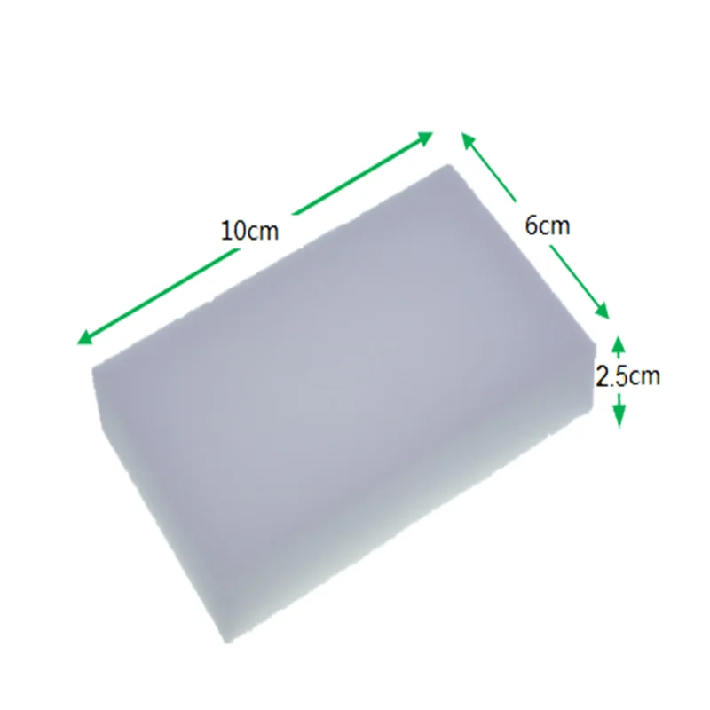 Толстая Волшебная нано губка Ластик кухня, ванная, офис качественная мойка/Чистка обуви меламиновая губка очиститель клавиатуры 10*6*2,5 cm