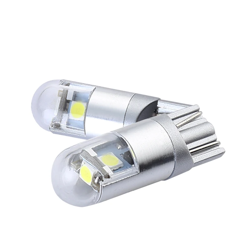 HLXG 10 шт T10 светодиодный светильник W5W 3030 194 168 3SMD для автомобиля обратный указатель