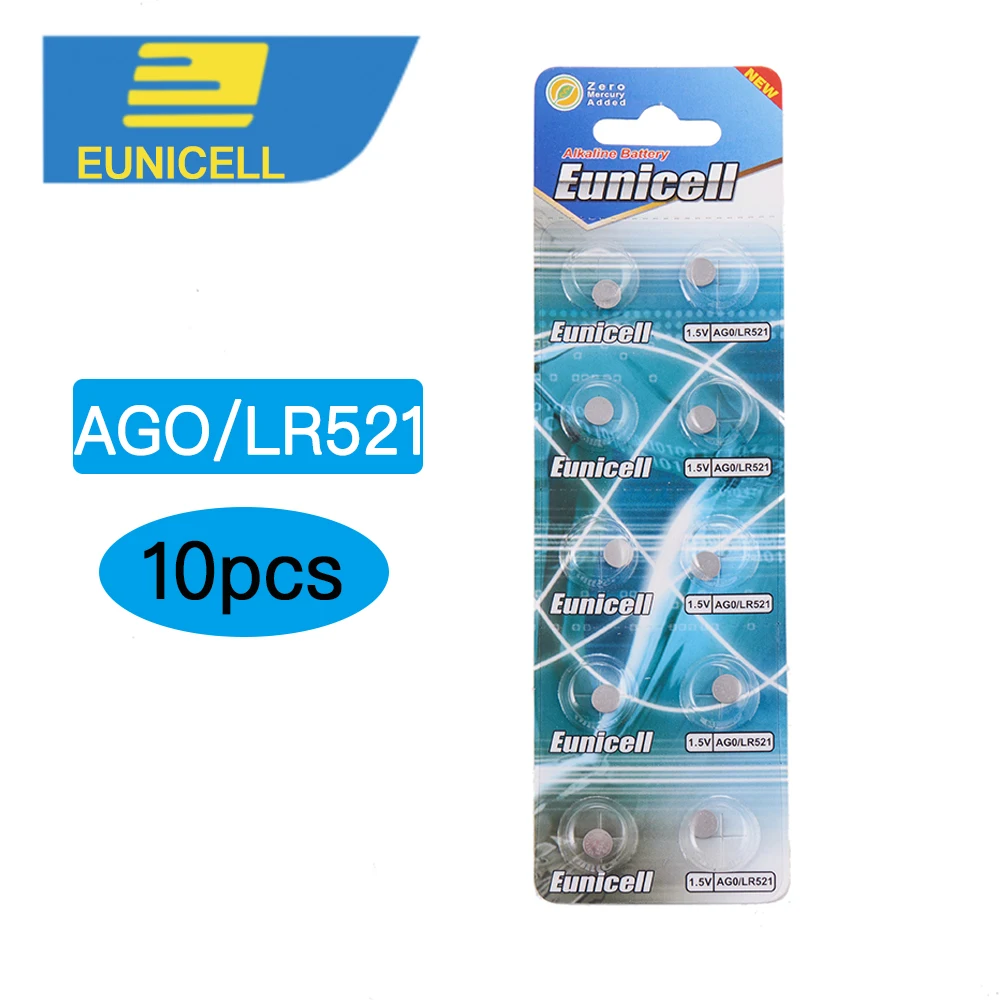 

10pcs AG0 LR69 LR521 379A SR521SW D379 V379 SR63 SG0 SR521 1.55V Alkaline Button Cell Coin Batteries Battery For Watch Toys