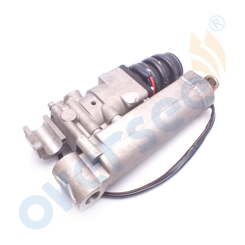 For Yamaha F25 F30HP 40HP Outboard Single Ram Power Tilt Trim Unit 65W-43800-02-4D Silver Color 65W-43800