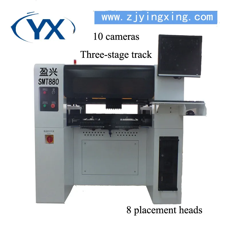 Разумная конструкция чип Монтажная машина SMT880 с 80 кормушек и серводвигателя/винтовая направляющая