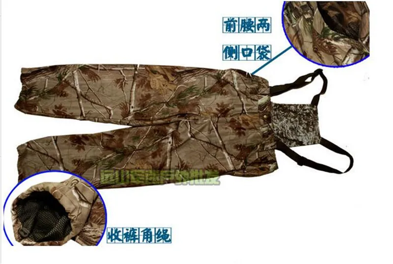 Bionic Водонепроницаемый Камуфляж охотничья свободная одежда дышащий Ghillie костюм куртка+ комбинезон+ Кепка для спорта на открытом воздухе