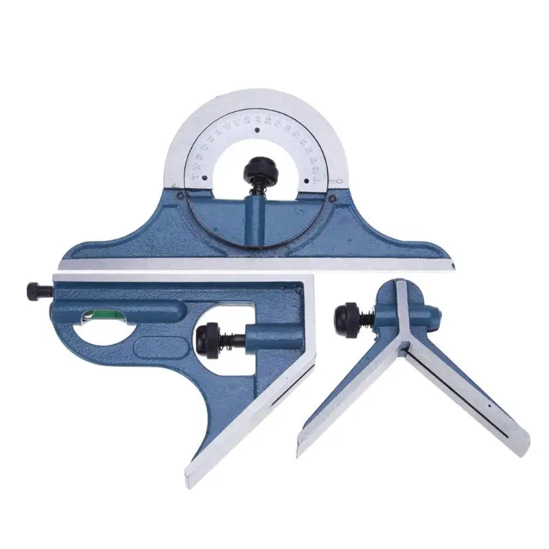 

Universal Angle Ruler Set 180 Degree Angle Combination Square Protractor Ruler Household Measuring Tool With Box