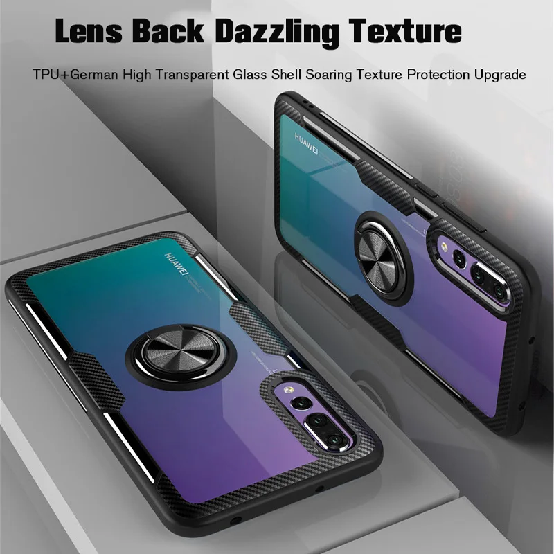 

For Huawei P30 Pro P30 Case Car Magnetic Soft Silicone Frame Anti-knock Holder Cover Case for P20 Lite P30Lite Honor 8X Capa