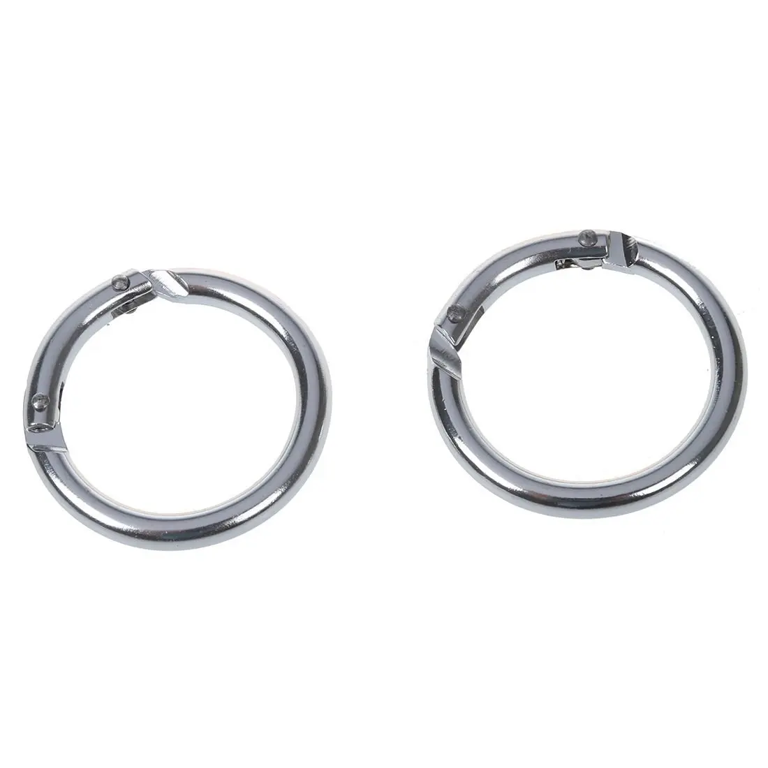 5Pcs Round Carabiner Spring Snap Keychain Hook Clip Outdoor Backpack Buckle Carabiner Spring Snap Hooks Keychain Climbing