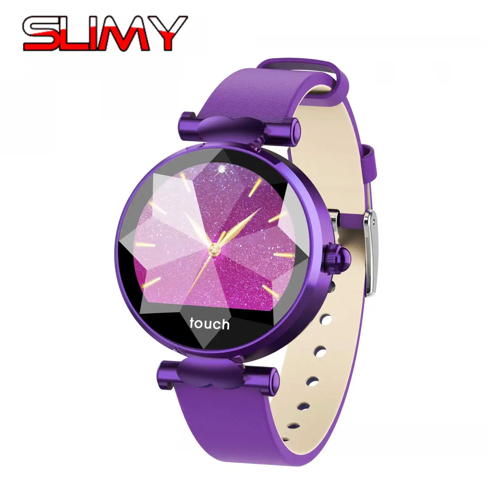 

Slimy B80 Smart Watch Women Fashion Heart Rate Monitor Smartwatch Lady Gift Fitness Bracelet Pedometer for IOS Android Phone