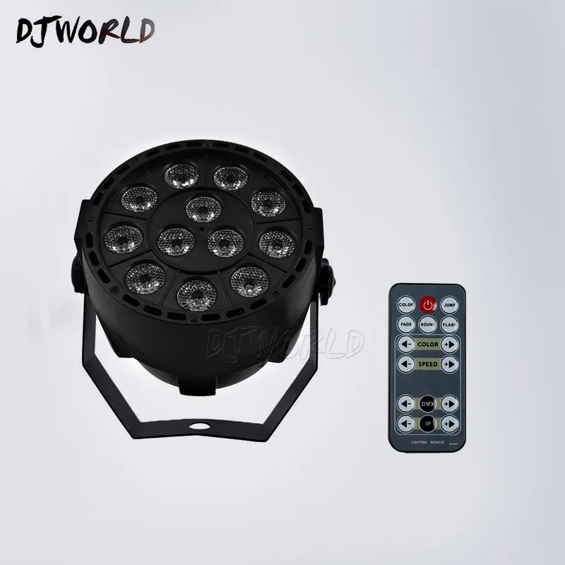 

Wireless Remote Control LED Flat Par 12x3W Violet Color Lighting Good For DMX 512 Stage Effect Light