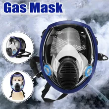 6800 For3M полная химическая маска для лица, противогаз, кислота, пыль, респиратор, краска, пестицид, спрей, Силиконовый Фильтр, лабораторная сварка