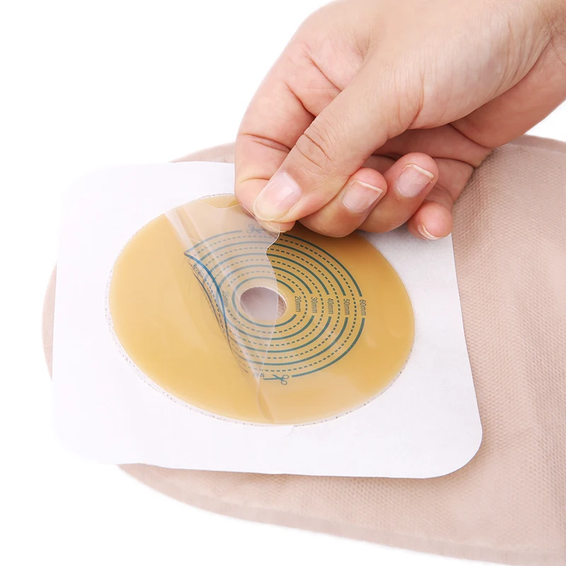 Cofoe 2/5/10 шт Ostomy Pouch Colostomy Bags 2 piece System Open Drainable Pouches Stoma Care with Baseplate|Калоприемник| |