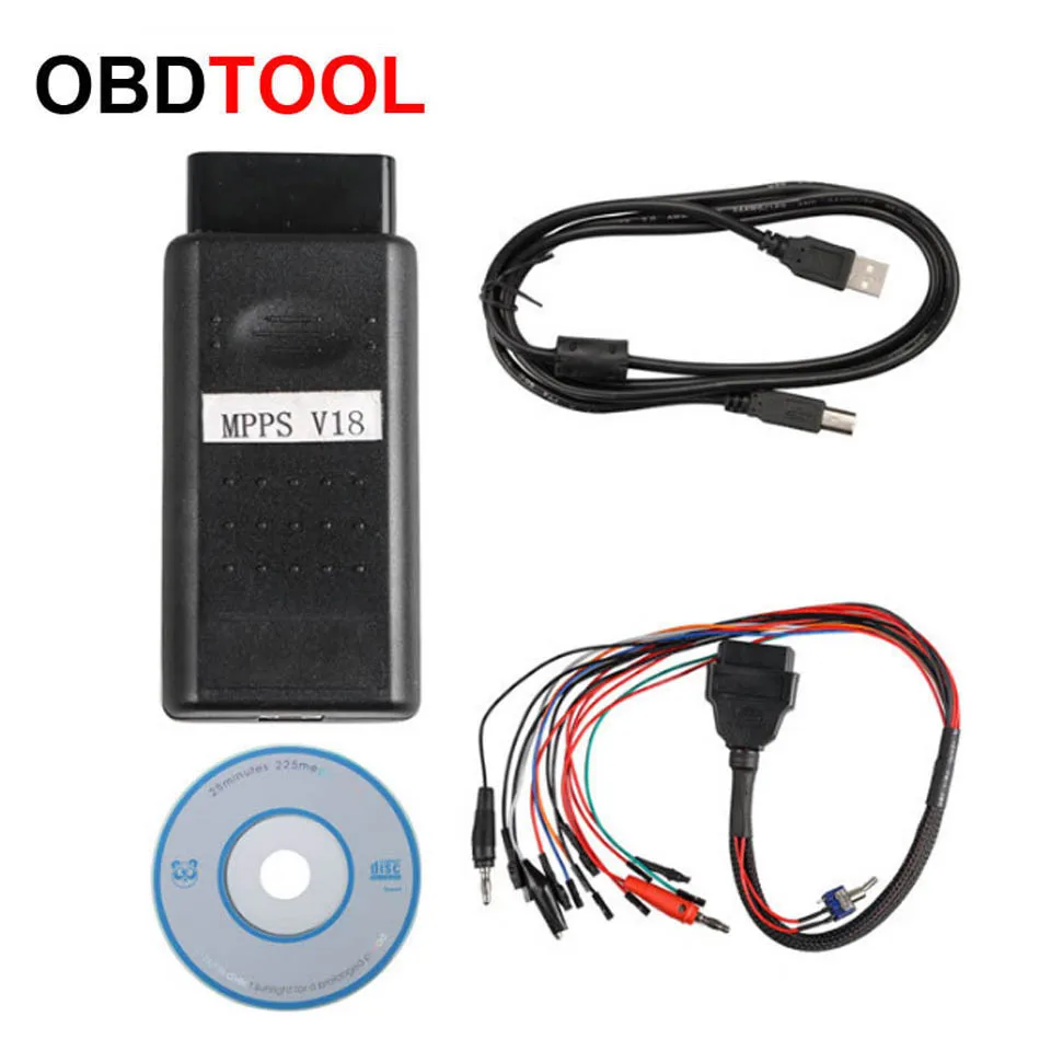 

New MPPS V18 MAIN TRICORE MULTIBOOT with Breakout Tricore Cable MPPS V18 / V13 / V16 SMPPS Available Car ECU Programmer Tool