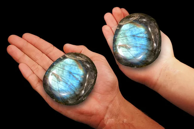 labradorite palm stone 2 1 2 polished healing crystals stone all