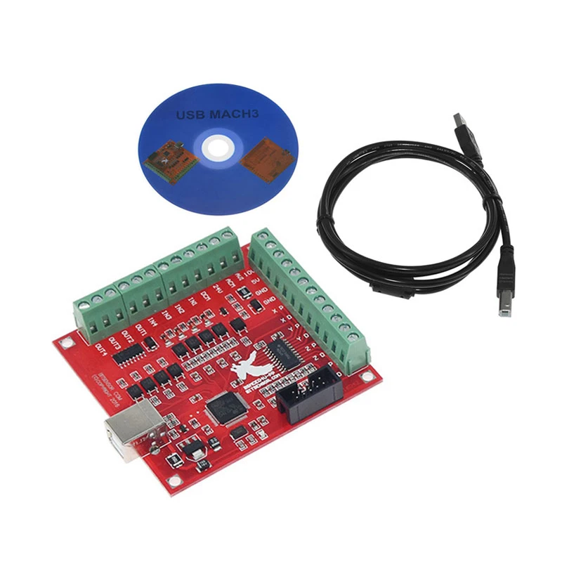 

CNC USB MACH3 100Khz Breakout Board 4-осевой интерфейс драйвер контроллер движения