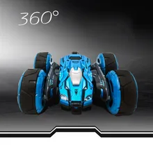 1/24 RC световой трюк автомобиль дистанционного Управление 360 градусов вращение вращения трюк деформацию пульта дистанционного управления Управление тачка Маккуин подарок T9