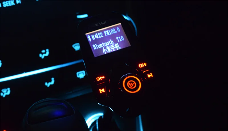 Bluetooth громкой связи автомобильный комплект Fm-zender MP3 Muziekspeler 5 в 2.1A USB Автопогрузчик Ondersteuning Micro SD kaart 4g-32g dfdf