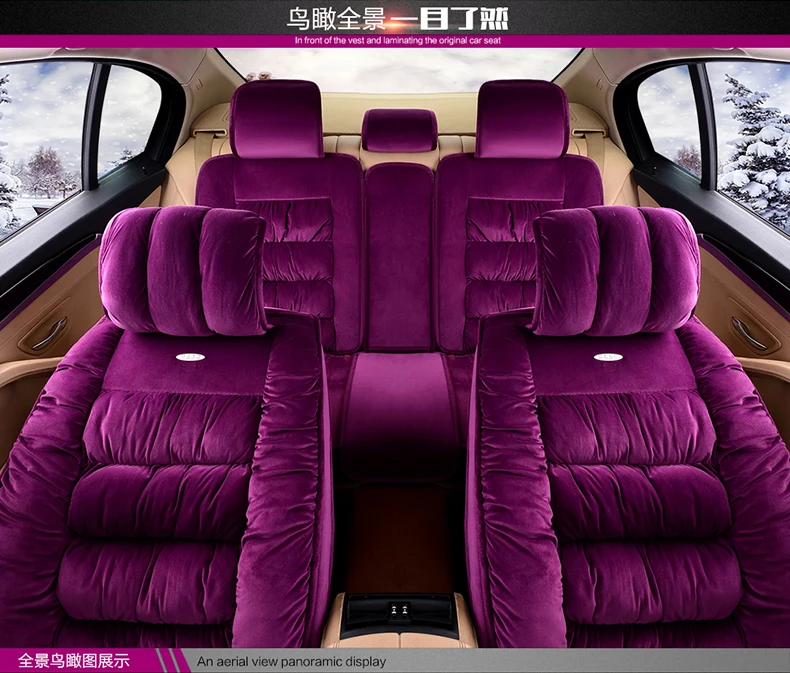 

3D Fully Enclosed Seat Cover For Skoda Octavia Superb Yeti Fabia spaceback Rapid Winter Seat Mats Thermal Non-Slip Cushion