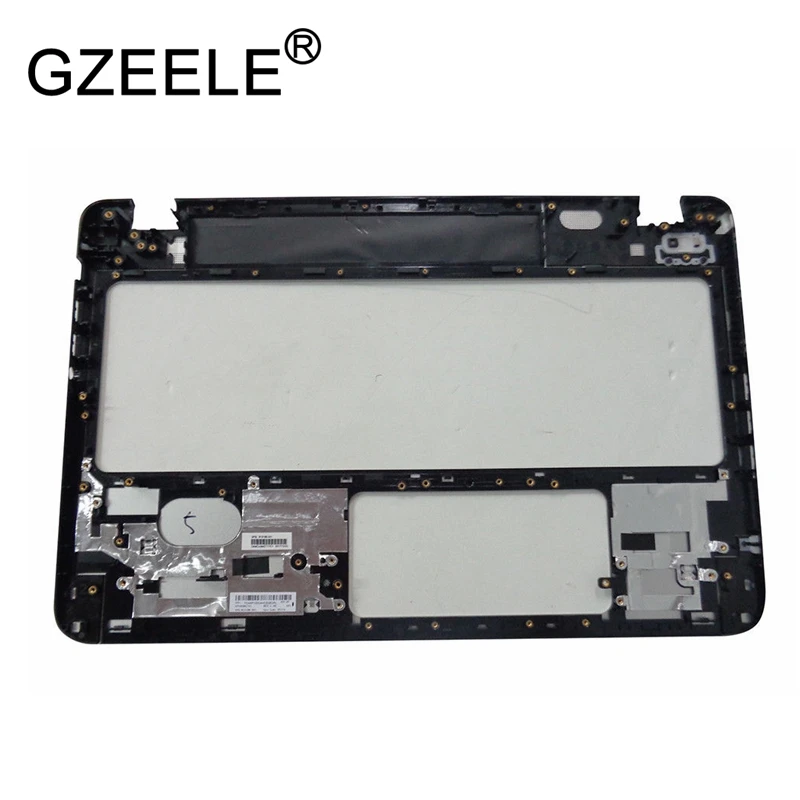 Gzeele Novo para hp Envy m6 M6-n Superior Case Teclado Palmrest Moldura Capa 760040001 774153-001 Logotipo Vermelho - Imagem 2