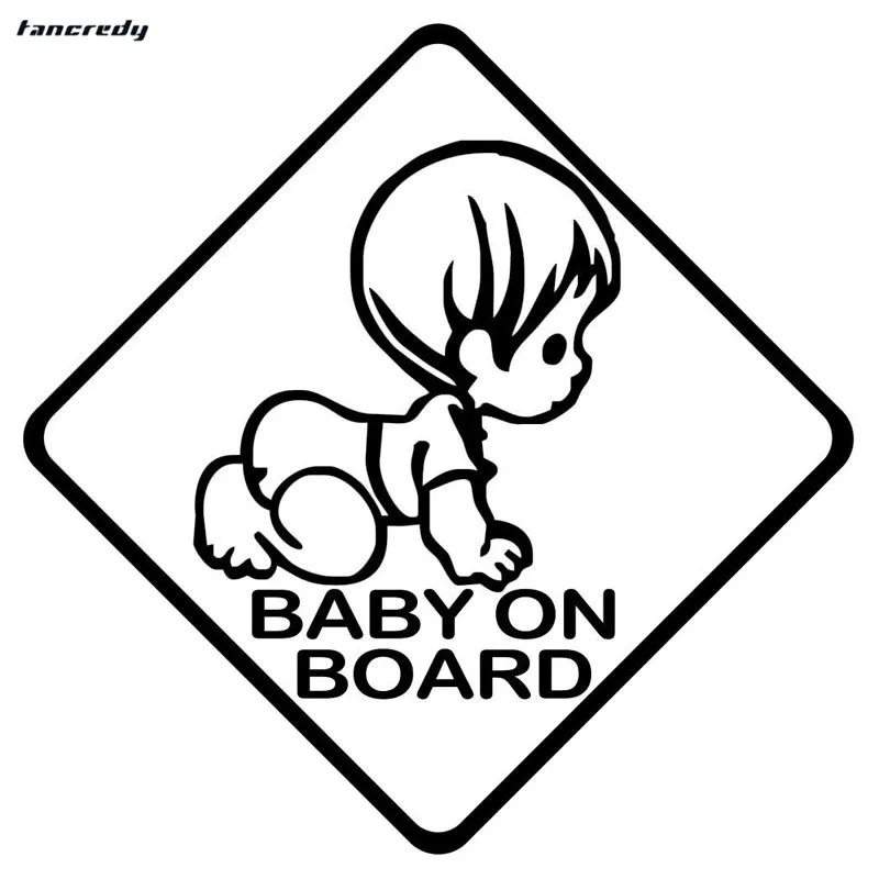 Download funny BABY ON BOARD 3D Car Stickers 15*15cm cool ...