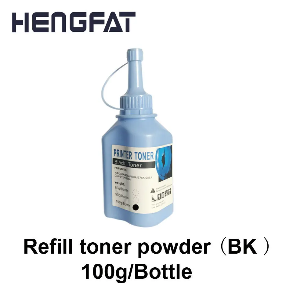 Black Toner powder For HP and Canon universal Refill Toner cartridge