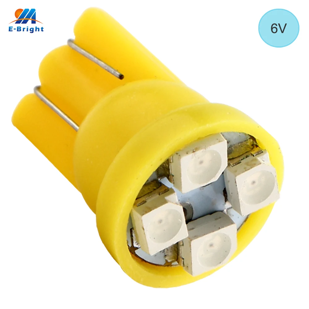 6 в 3 В постоянного тока 100 шт. T10 194 168 4 SMD СВЕТОДИОДНЫЙ ные светильник пы для пинбола