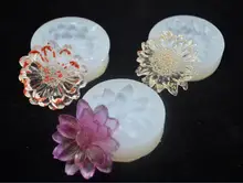 3 style for choose white flower diy Silicone Molds Epoxy Resin Jewelry Pendant Mould Making Craft Mold Tools Diy Making Fashion