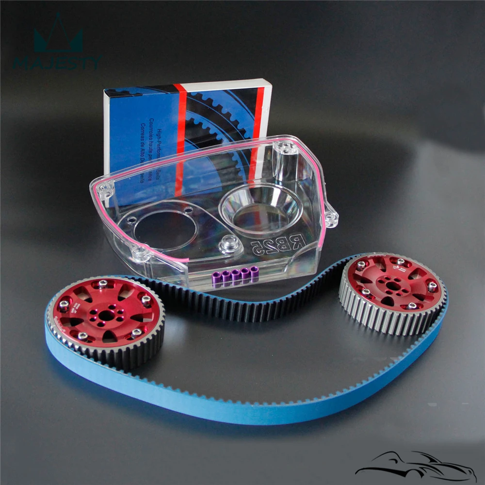 Buy Cam Pulley + Timing Belt + Clear Cover For Nissan