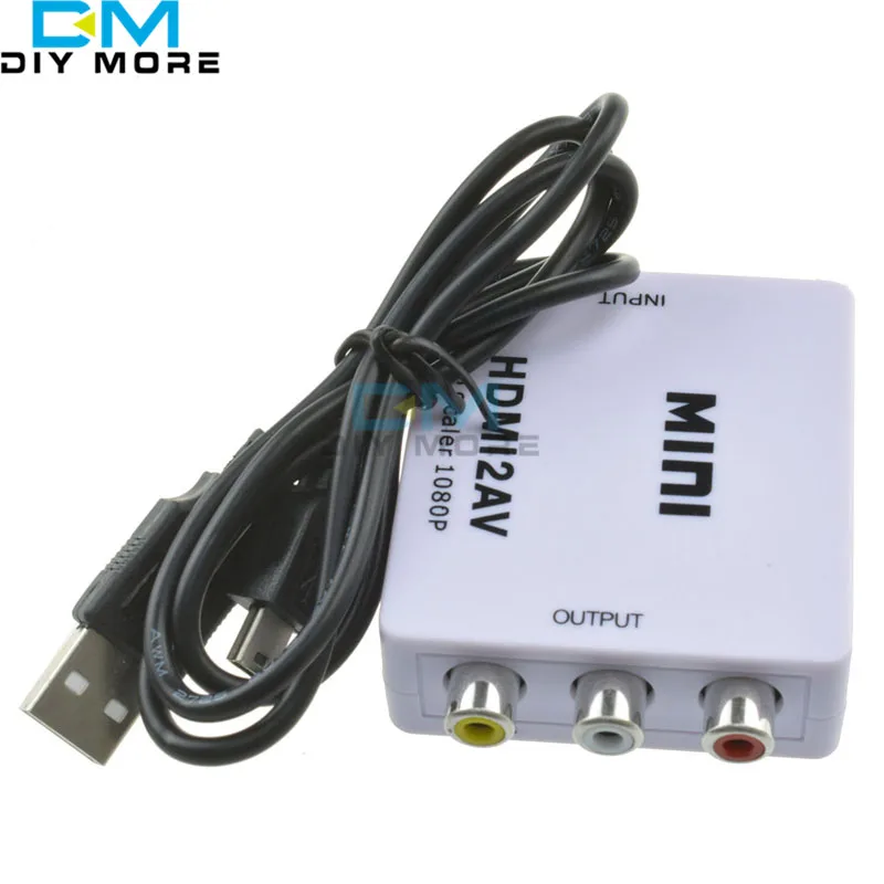 font b Mini b font 0 5m HDMI to RCA AV Converter HDMI to AV