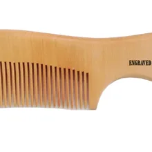 Пользовательские ваш логотип ручной персик длинные волосы деревянной Расчёски и гребни для волос 17 см* 5 см* 1 см fh-31