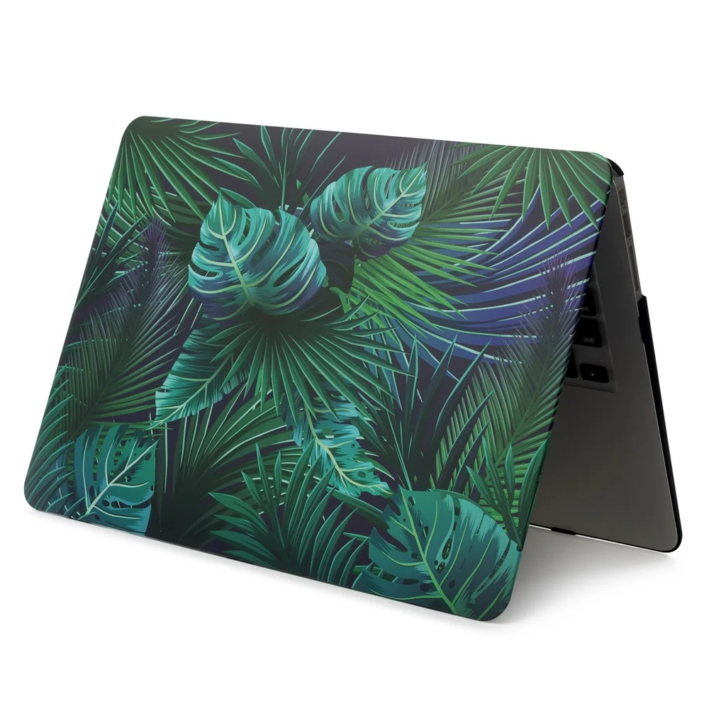 

New Printed Palm Leaf Laptop Case For Apple Macbook 11.6 Air A1465 A1370 12inch A1534 with Free Screen Flim+Keyboard Skin