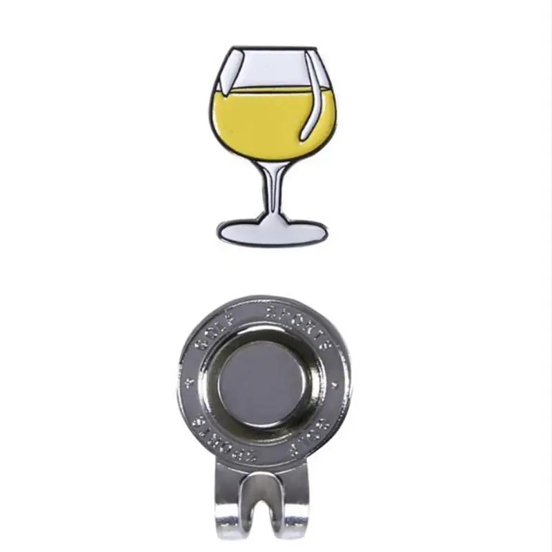 HobbyLane 1 Golf Ball Creative Design Mark Golf Position Plus Magnetic Golf Cap Clip Golf Mark Training Aids Golf Equipment