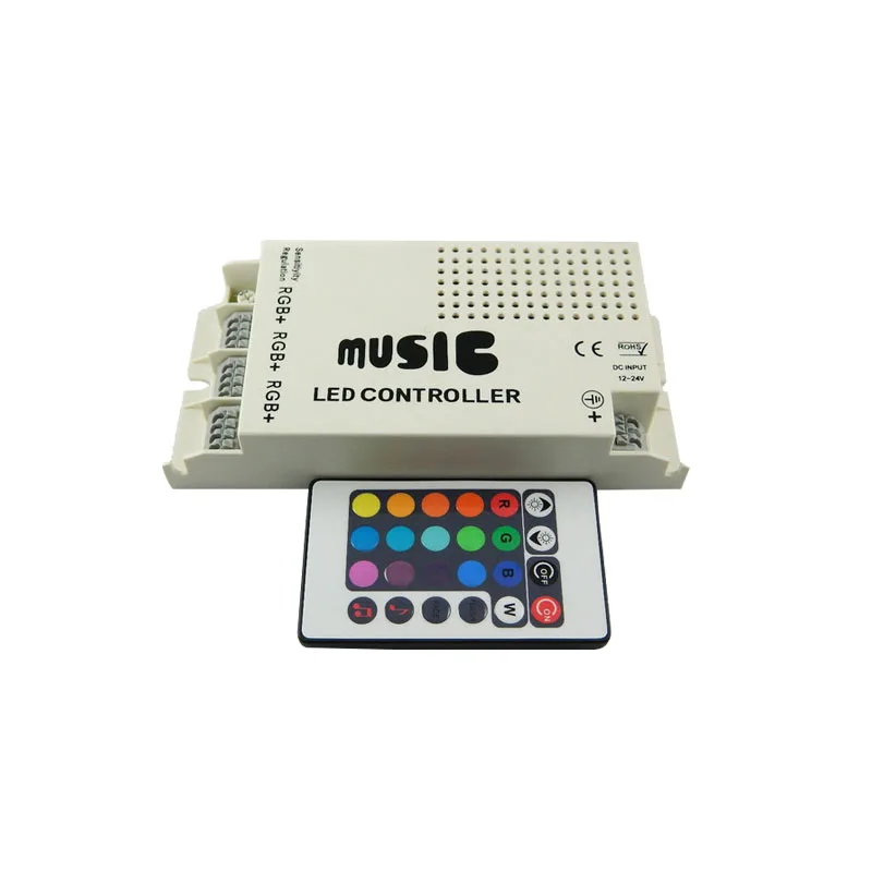 Buy 1X Sound actived IR remote music led controller free shipping from Reliable