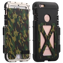 NEWEST R-just Armor King Iron Man Shockproof Flip phone cases For iphone 6 6s / 6s plus protection shell Steel Metal back cover