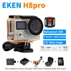 Cheap 2017 New EKEN H8 Pro Original Action Camera Ultra 4K/30fps Ambarella A12 Remote WiFi Helmet Cam Go Pro Waterproof Sports Camera