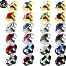 1 шт. титановый микро кожный пирсинг драгоценный камень Микро Кожный Якорь Кристалл верх кожа дайвер пирсинг скрытый в поверхности пирсинг ювелирные изделия 14 г