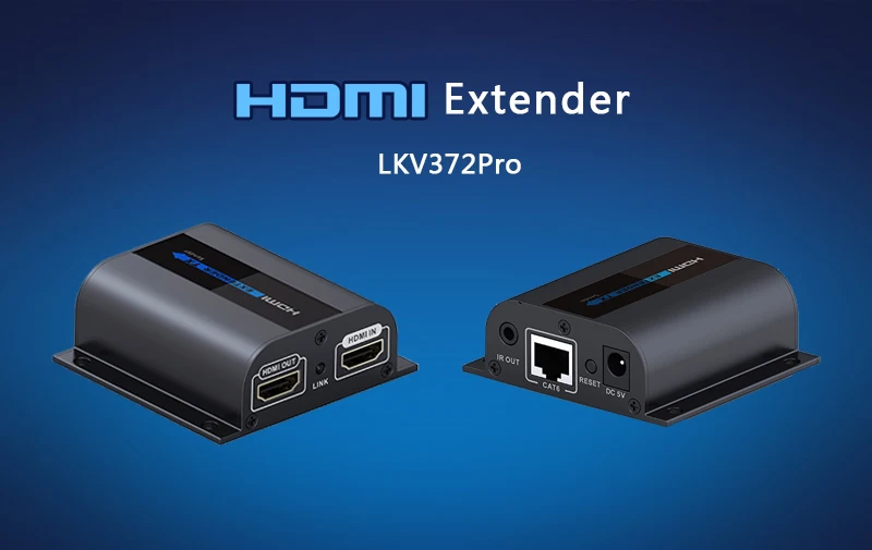 

1pcs/Lot, Up to 60m, HDMI 1080P Extender With Loop-out & IR,Video/Audio Extender Over Cat6, Free shipping