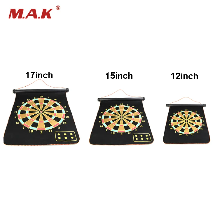 3 Size High Quality Black Dart Board Darts Suit with Double sided Darts Plate in Safety