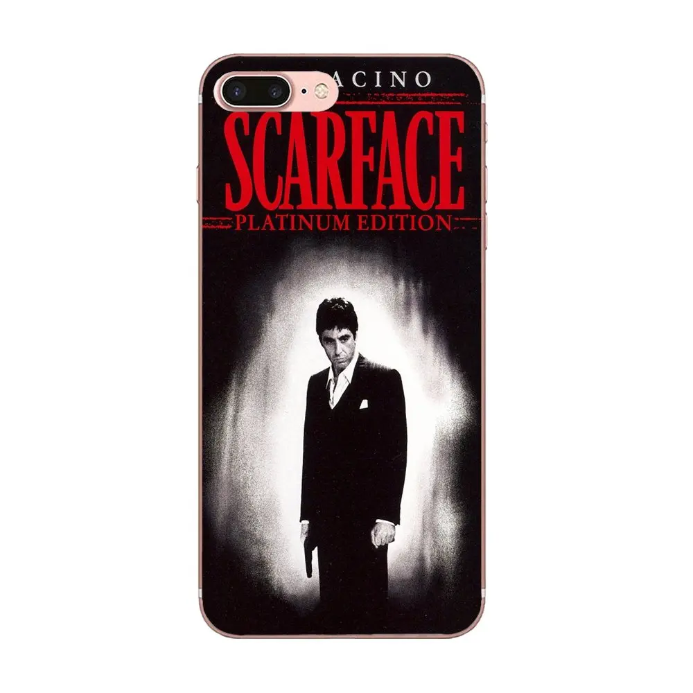 Scarface Al Pacino заготовка доллар США для Xiaomi Mi3 Mi4 Mi4C Mi4i Mi5 Mi 5S 5X6 6X A1 Max Mix 2 Note 3 4 Мягкий
