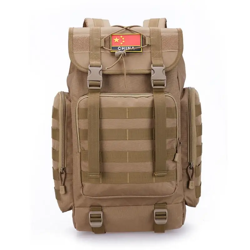 Jeebel 40L военный тактический рюкзак армейский Molle Водонепроницаемая спортивная сумка рюкзак для альпинизма Открытый походный Кемпинг Охота - Цвет: BROWN