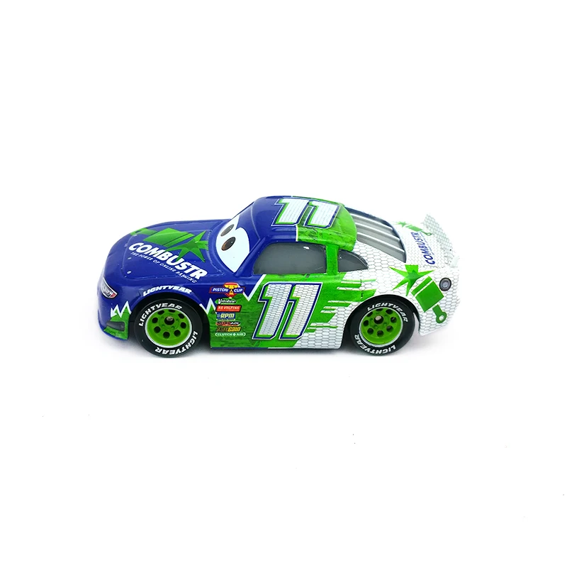 Disney Pixar Cars 3 № 11 чип Gearings 1:55 литья под давлением Металл Игрушечная машина из сплава